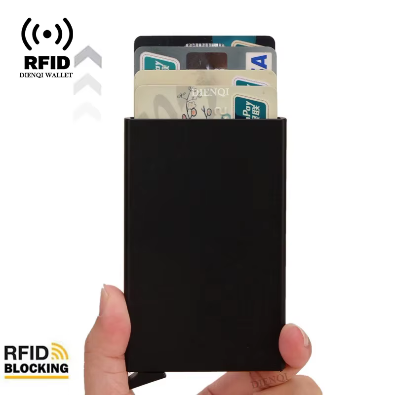Porte-cartes de crédit Rfid pour hommes et femmes