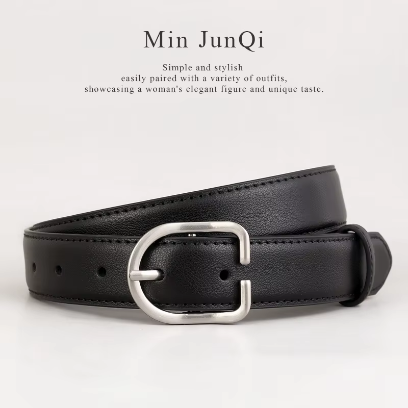 Ceintures de taille en cuir véritable pour femmes