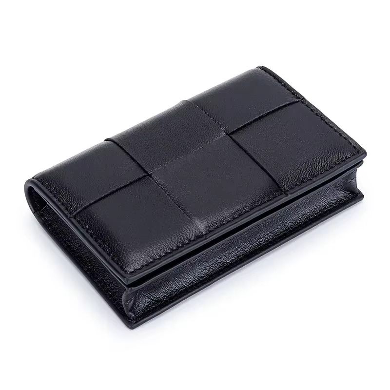 Porte-cartes en peau de mouton
