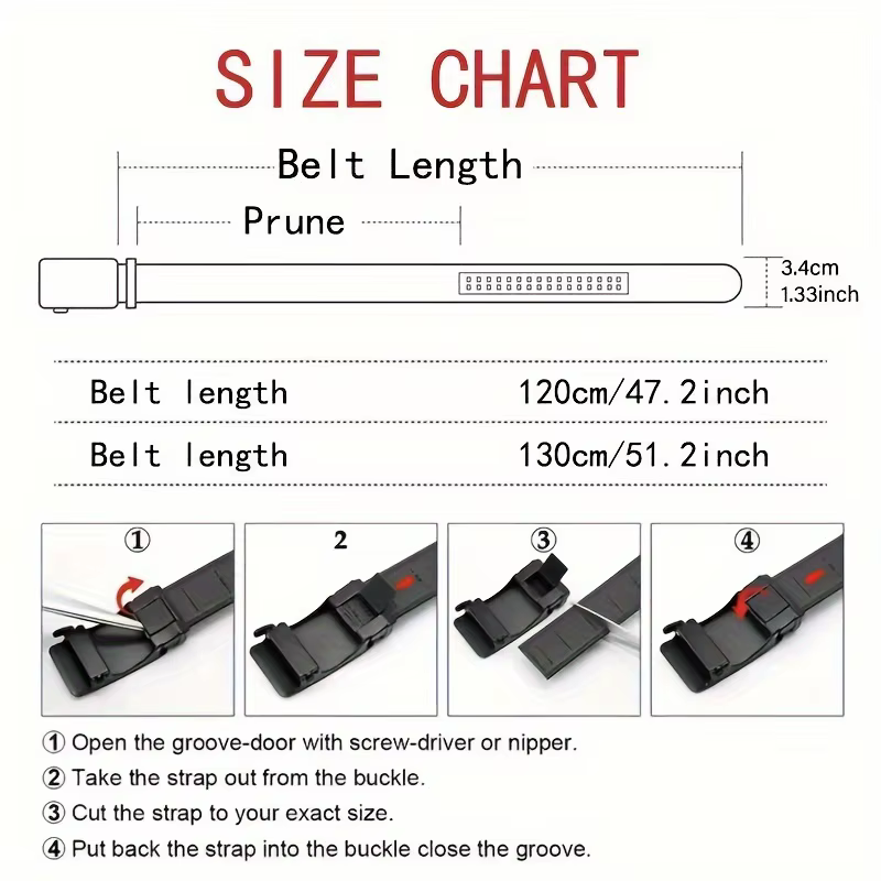 Ceinture de construction automatique pour hommes