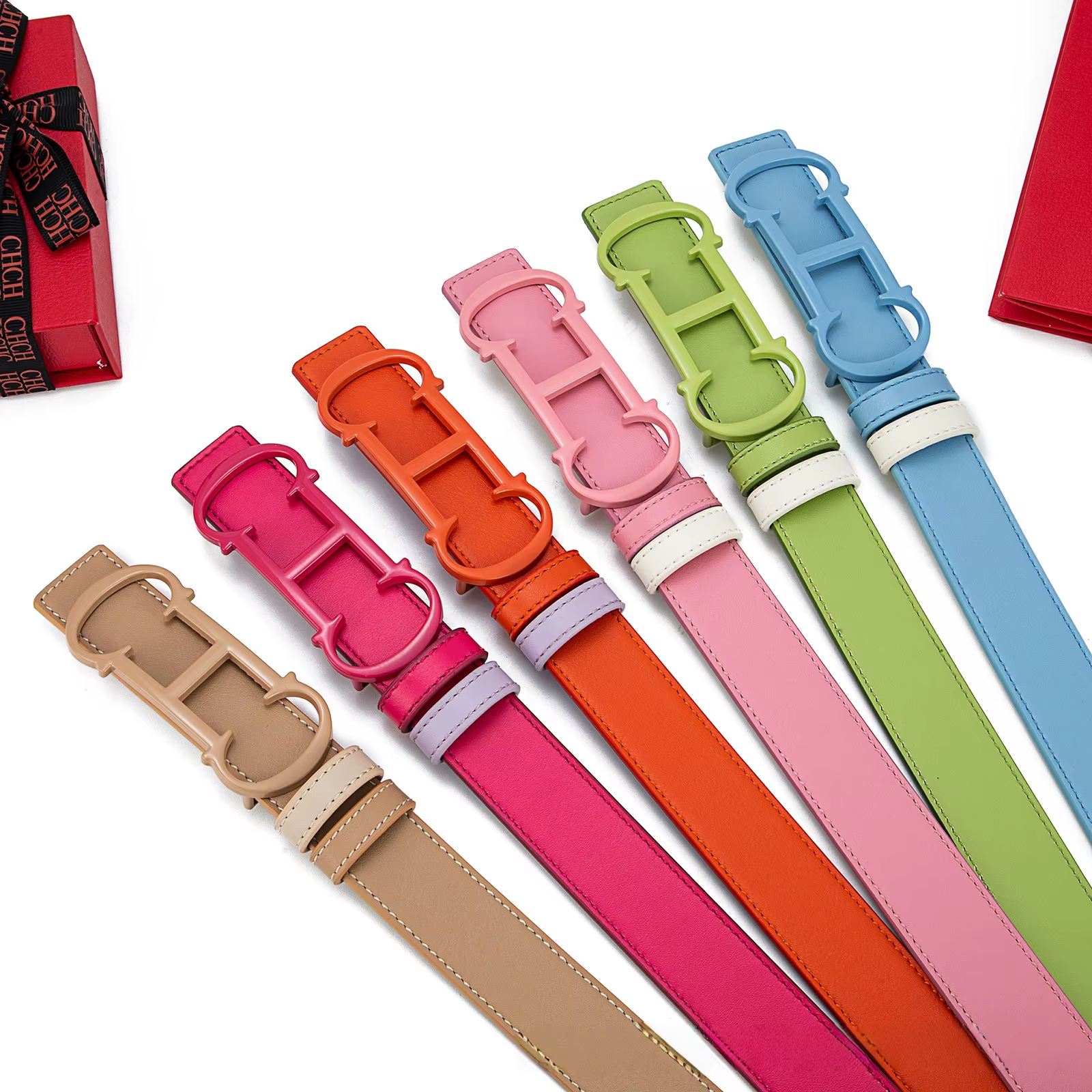 Ceinture réversible pour femme