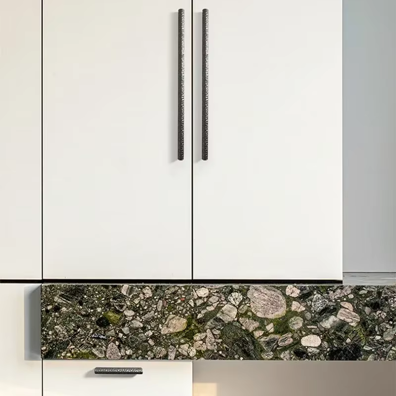 Poignée de porte d'armoire noire moderne et simple, poignée de porte d'armoire, armoire à vin, poignée de quincaillerie de meubles