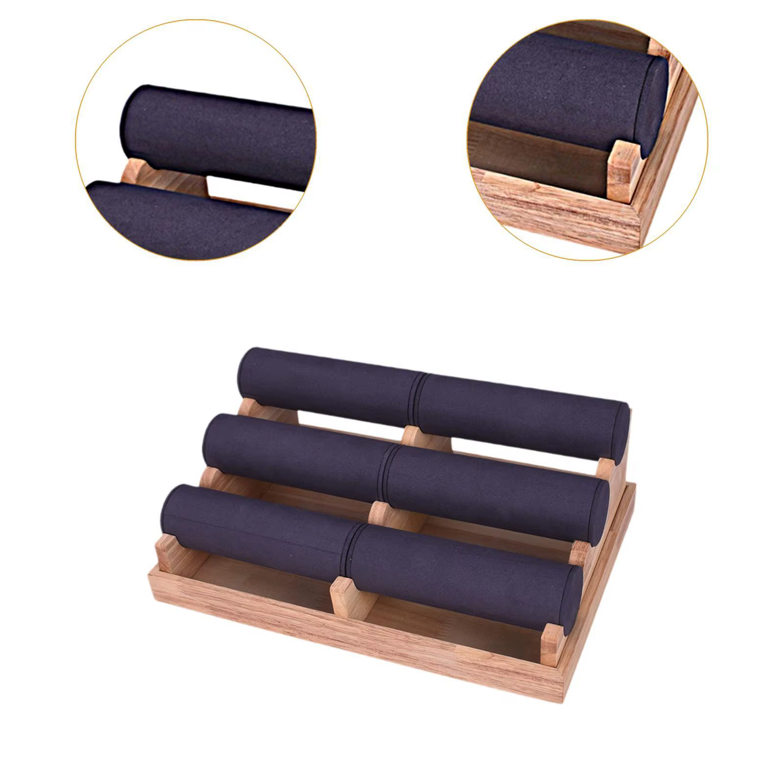 Support de présentation pour bracelets, bijoux et montres, idéal pour comptoir, maison, boutique, table ou chambre