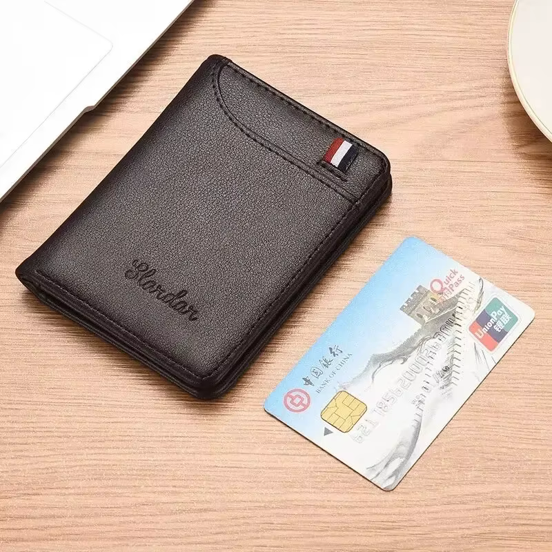 Petit portefeuille minimaliste ultra-fin pour hommes