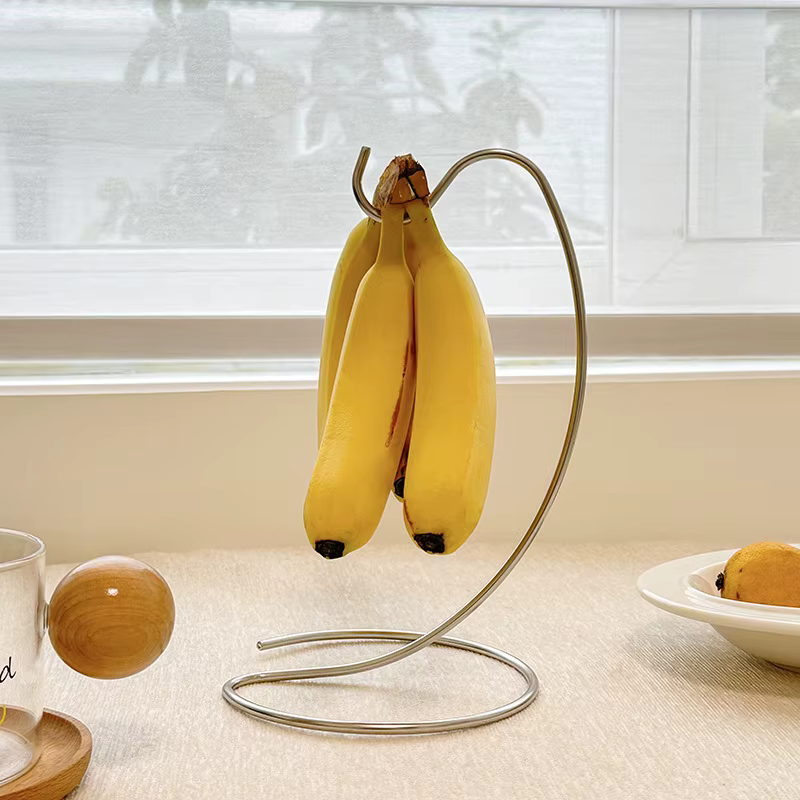 Support à bananes moderne pour garder les bananes fraîches, support de comptoir de cuisine, gadget de cuisine mignon