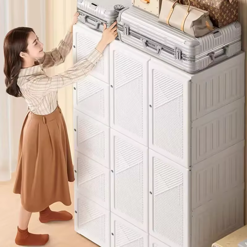 Organisateur de rangement pour placard de chambre, cubes de rangement pour vêtements, livraison gratuite, cloisons de placard, armoire portable, Guarda Roupa, mobilier de maison