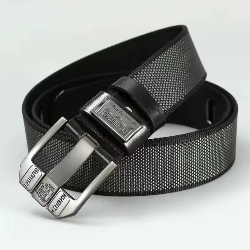 Ceinture en toile rétro de haute qualité pour hommes