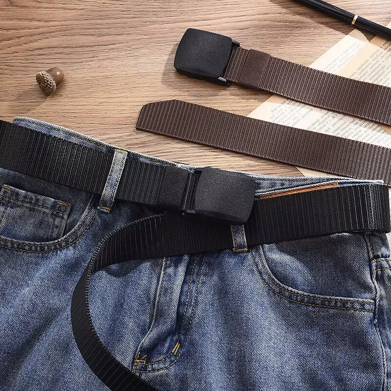 Ceinture en toile décontractée pour hommes