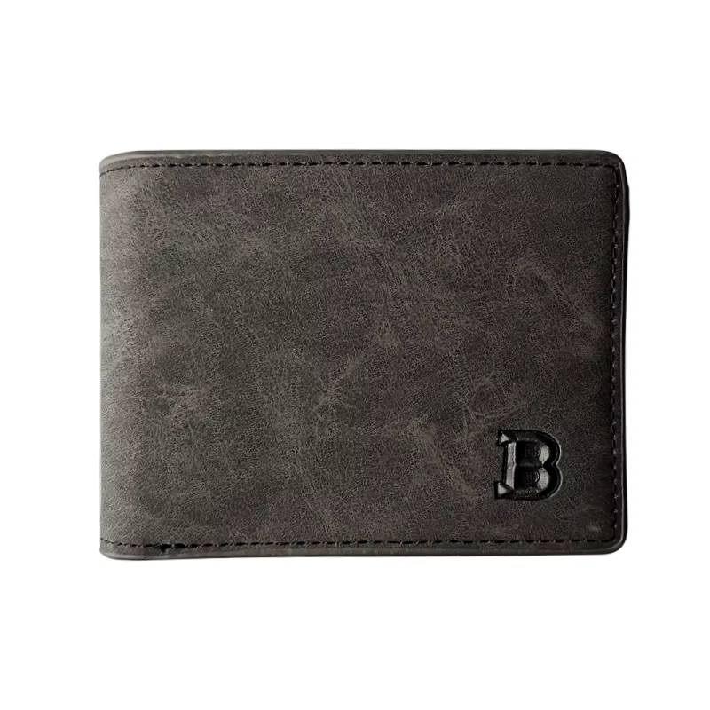 Portefeuille en cuir PU pour hommes