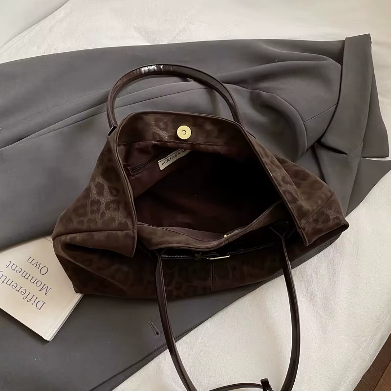 Sacs à bandoulière en cuir PU léopard pour femmes