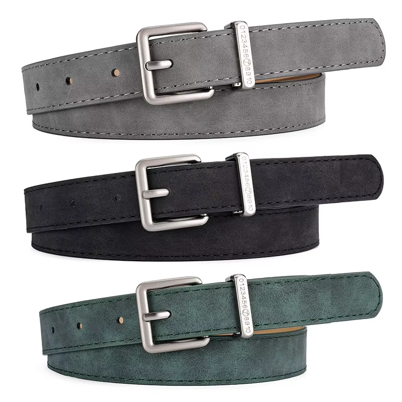 Ceinture large en cuir pour femme