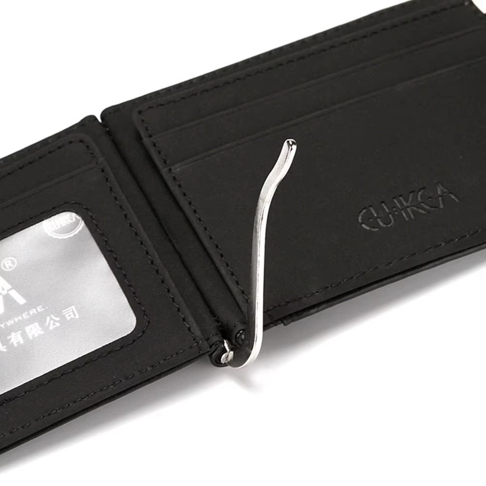 Portefeuille en cuir PU pour hommes