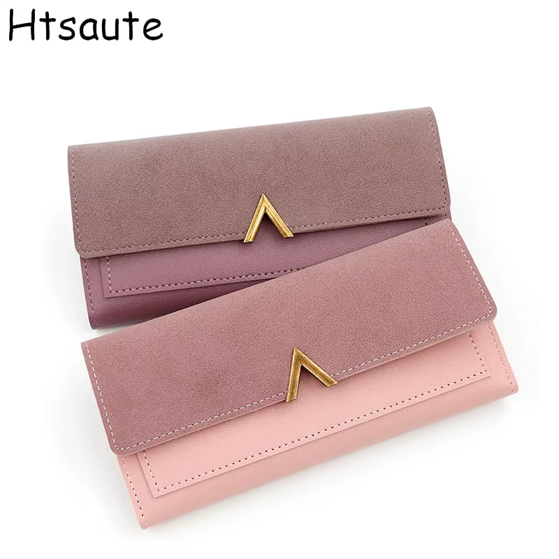 Sacs à main longs pour femmes portefeuille nouvelle mode Long porte-monnaie porte-carte petites dames