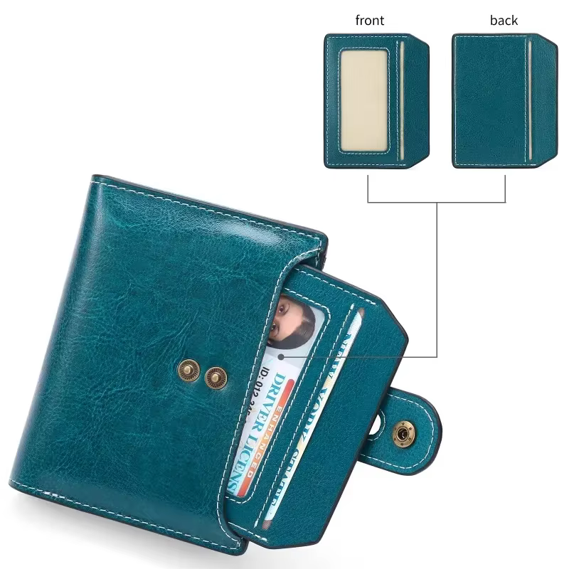 2025 portefeuilles de luxe pour femmes avec poche à fermeture éclair pour pièces de monnaie minimaliste en cuir