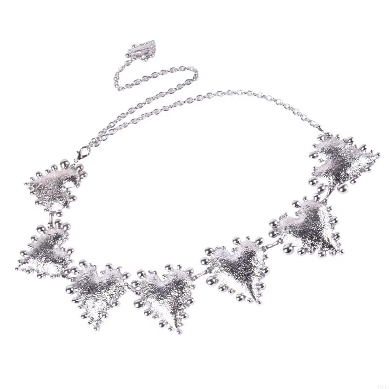 Ceinture chaîne bijoux taille avec Accent cœur