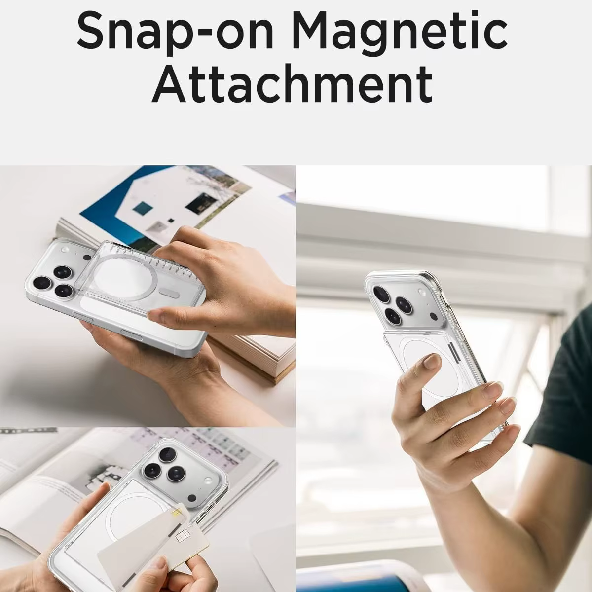 Portefeuille magnétique pour iPhone séries 17/16/15/14