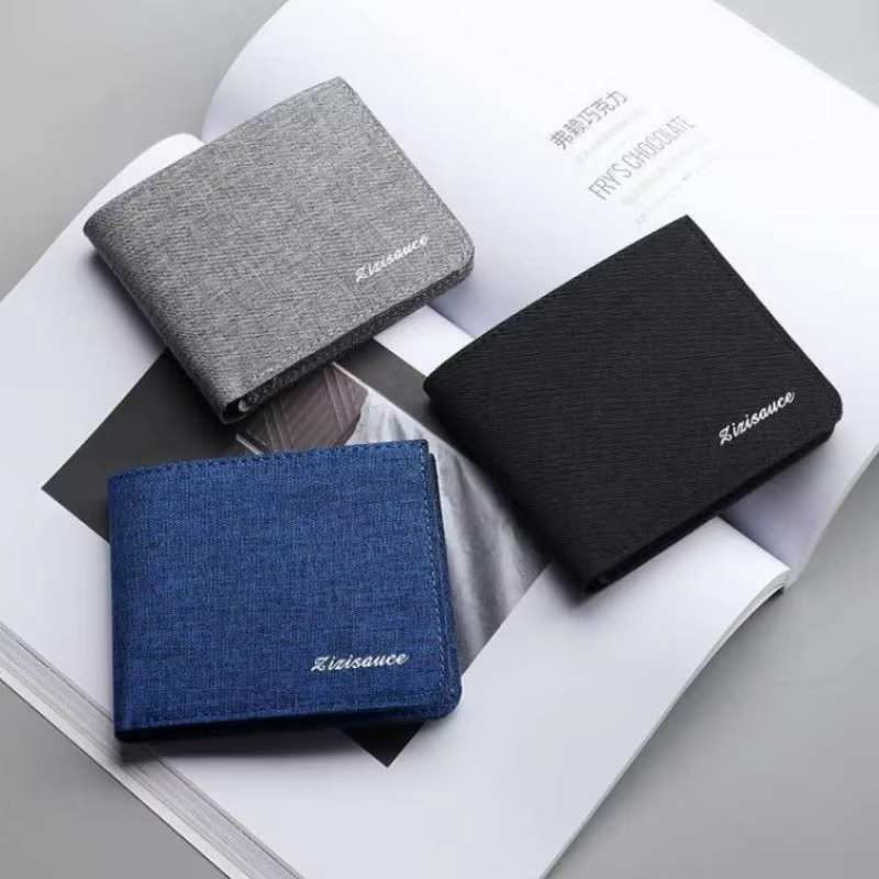 Portefeuille en toile pour homme