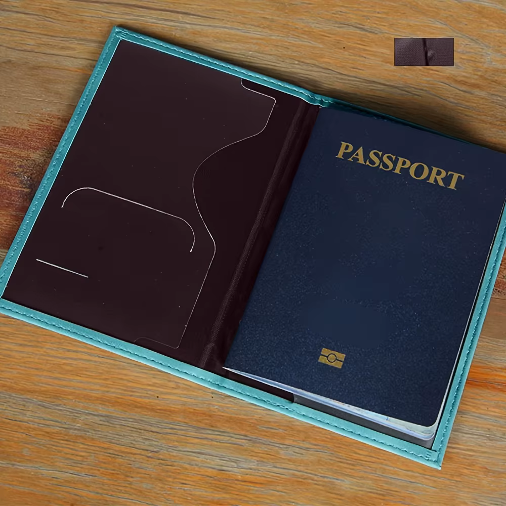 Porte-passeport personnalisé avec nom personnalisable - capable d'imprimer des noms jusqu'à 26 lettres.