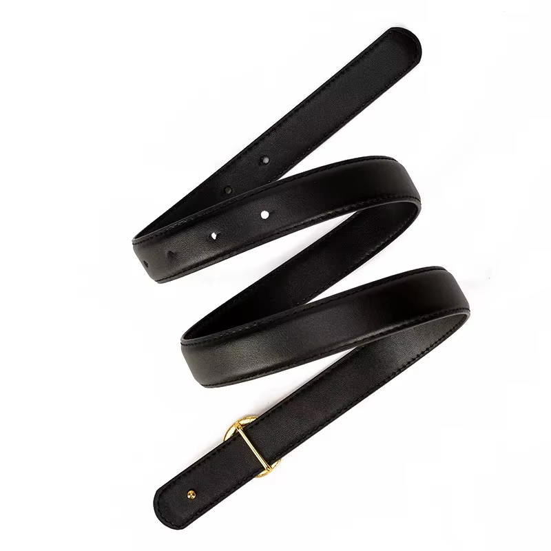 Ceinture classique en cuir pour femmes