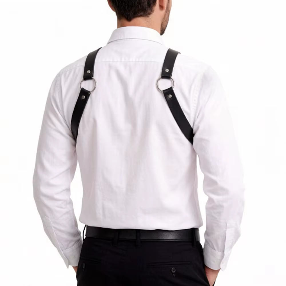 Ceinture pour homme en cuir PU
