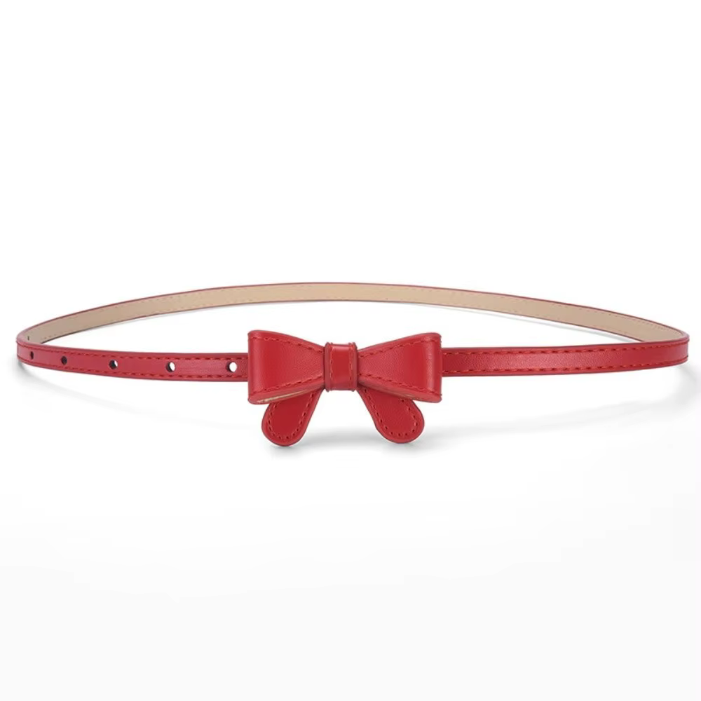 Ceinture en cuir à nœud papillon