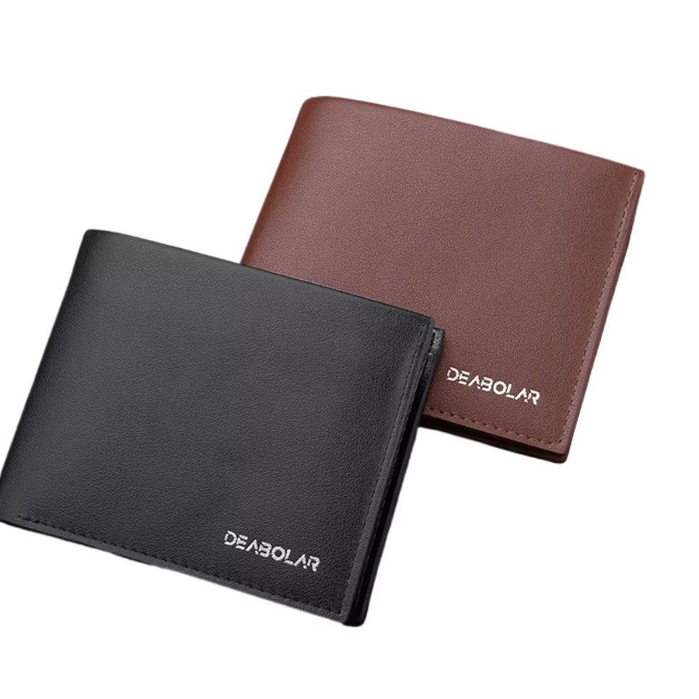 Portefeuille en cuir PU pour hommes