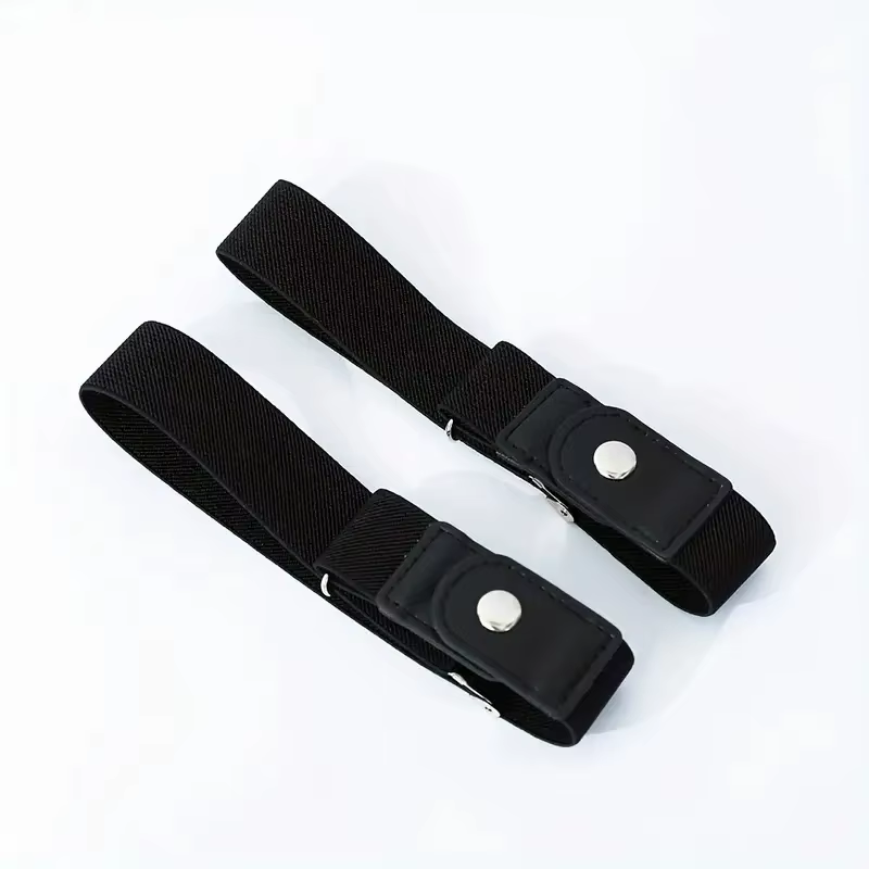 Lot de 2 ceintures élastiques unisexe 2026 – Nouvelle ceinture extensible pour pantalons et jeans