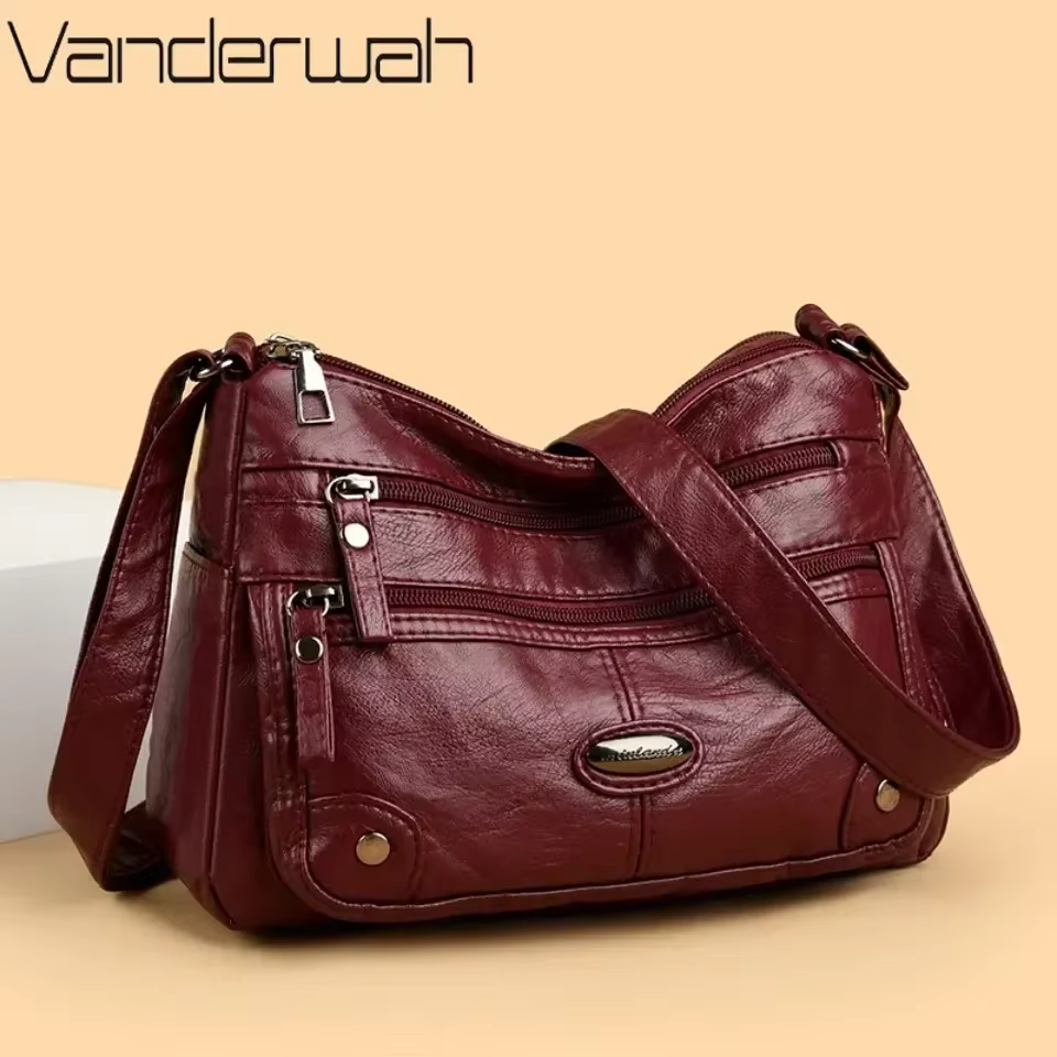 Sac à bandoulière en cuir pour femmes