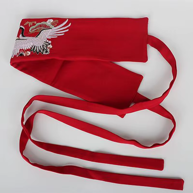 Ceinture large brodée pour femme