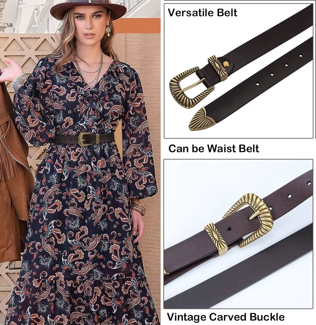 Nouvelles ceintures Western pour femme