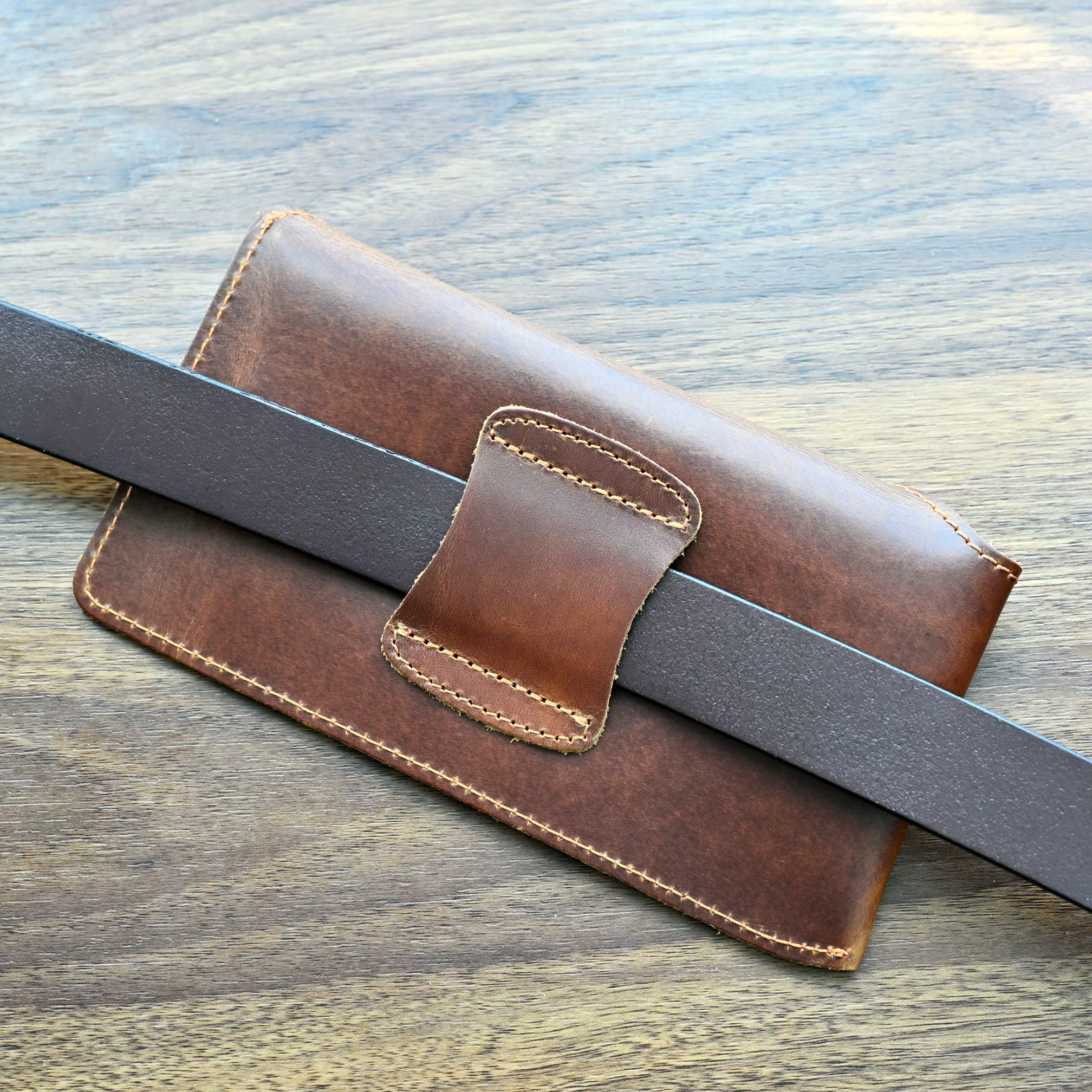 Portefeuille Long en Cuir Véritable pour Homme