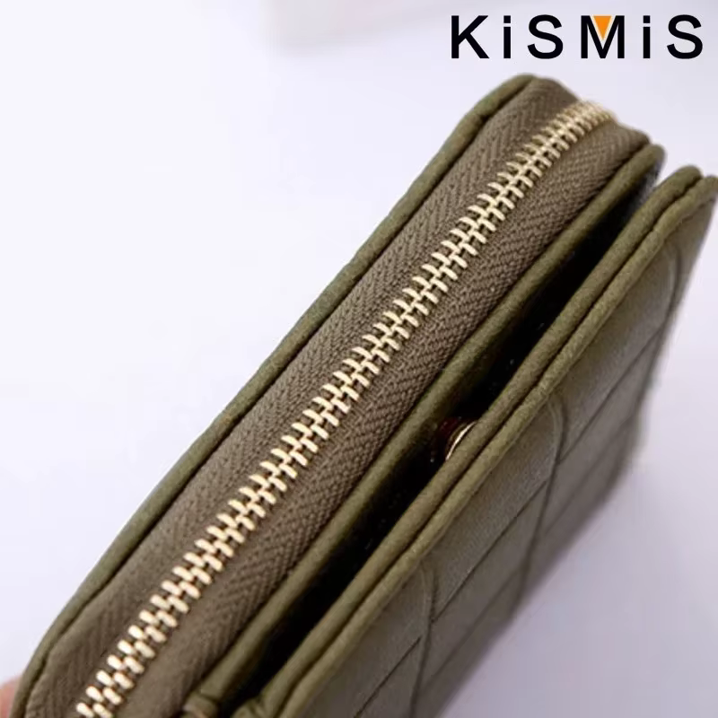 Portefeuille en cuir rose pour femme