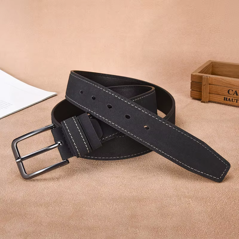 Ceinture pour homme avec boucle en métal