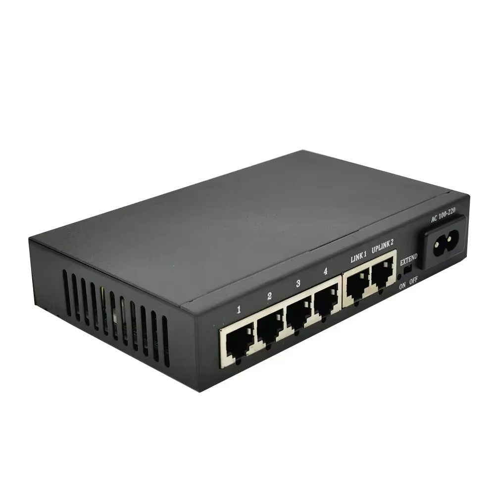 Commutateur de Port Uplink POE Intelligent pour l'Extérieur, 2 Déchets, 10/100m, rj45