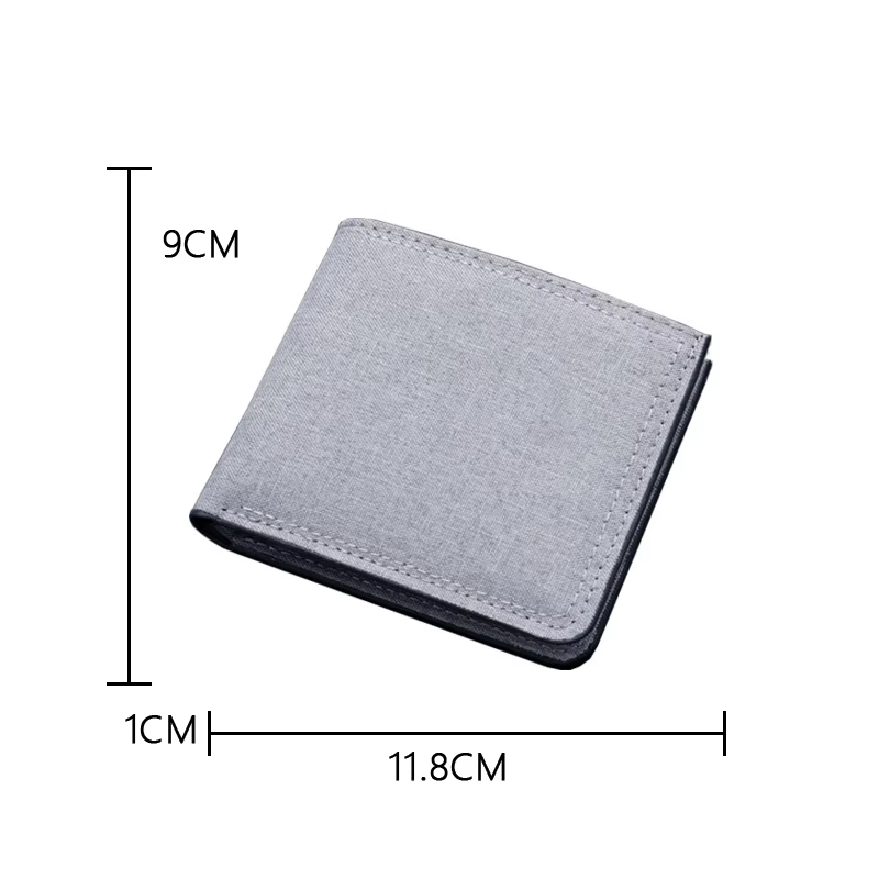 Porte-monnaie en Denim pliable pour hommes et femmes